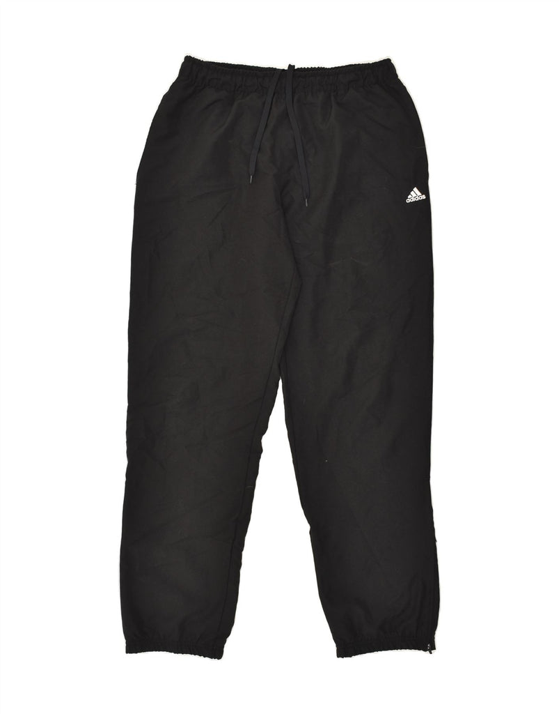 ADIDAS Mens Climalite Tracksuit Trousers Joggers Large Black Polyester | Vintage Adidas | Thrift | Second-Hand Adidas | Used Clothing | Messina Hembry 