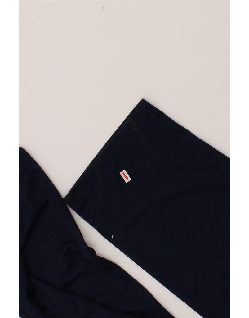 ASICS Mens Tracksuit Trousers Medium Navy Blue Vintage Asics and Second-Hand Asics from Messina Hembry 