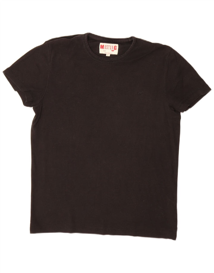 Mustang Mens T-Shirt Top XL Black Cotton