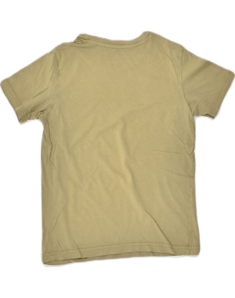 JACK & JONES Boys Graphic T-Shirt Top 9-10 Years Khaki Cotton | Vintage Jack & Jones | Thrift | Second-Hand Jack & Jones | Used Clothing | Messina Hembry 