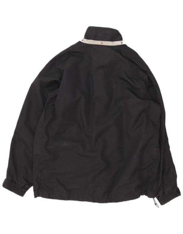 Helly Hansen Mens Loose Fit Windbreaker Jacket UK 40 Large Black Polyester