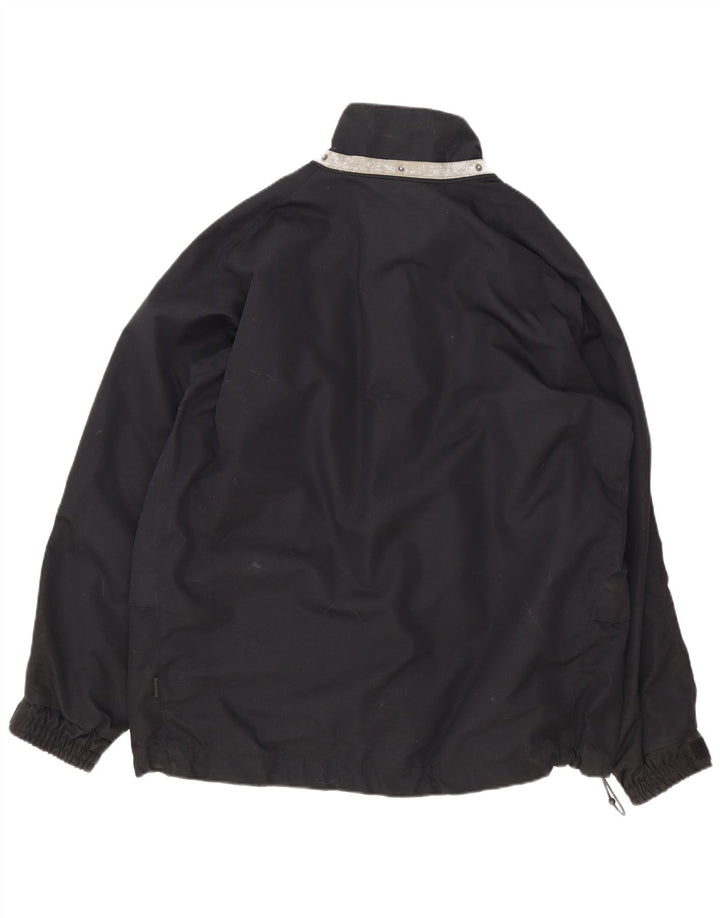 Helly Hansen Mens Loose Fit Windbreaker Jacket UK 40 Large Black Polyester