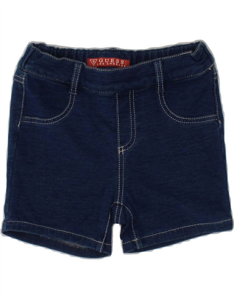 GUESS Baby Girls Denim Shorts 6-9 Months W18  Blue Cotton Vintage Guess and Second-Hand Guess from Messina Hembry 