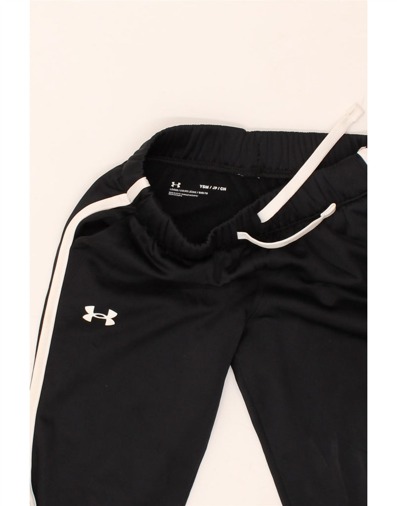 UNDER ARMOUR Boys Tracksuit Trousers Joggers 7-8 Years Small Black | Vintage Under Armour | Thrift | Second-Hand Under Armour | Used Clothing | Messina Hembry 