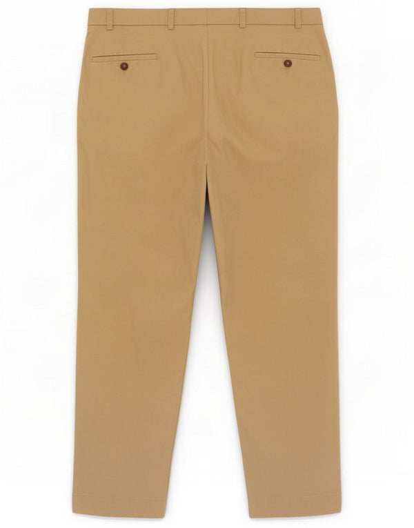 Marks & Spencer Mens Straight Suit Trousers W38 L33 Beige Linen