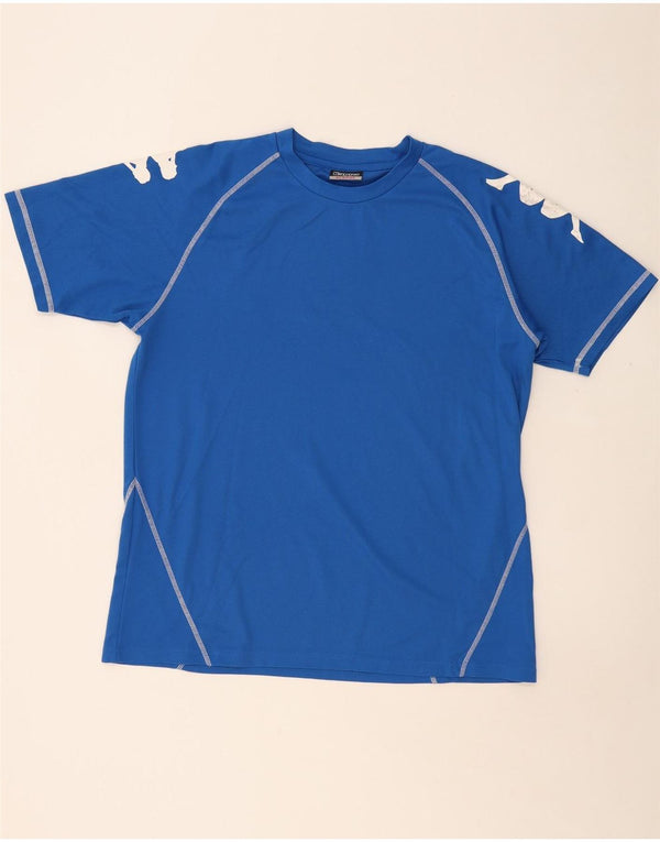 KAPPA Mens Graphic T-Shirt Top XL Blue