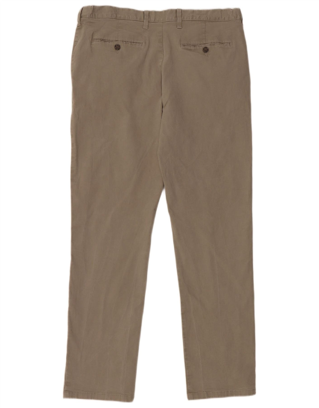 Marks & Spencer Mens Regular Chino Trousers W38 L33 Grey Cotton