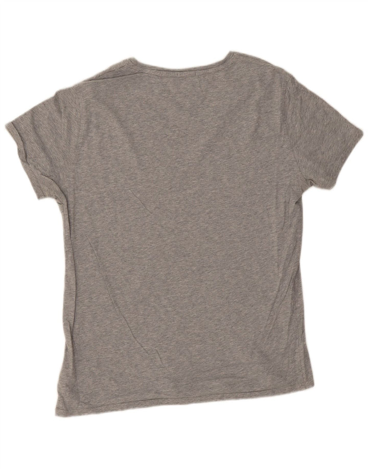 Tommy Hilfiger Mens Regular Fit T-Shirt Top XL Grey Cotton