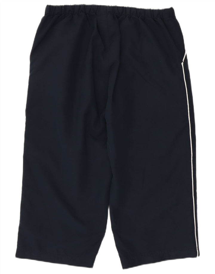 Reebok Womens Capri Tracksuit Trousers UK 14 Medium Navy Blue Polyester