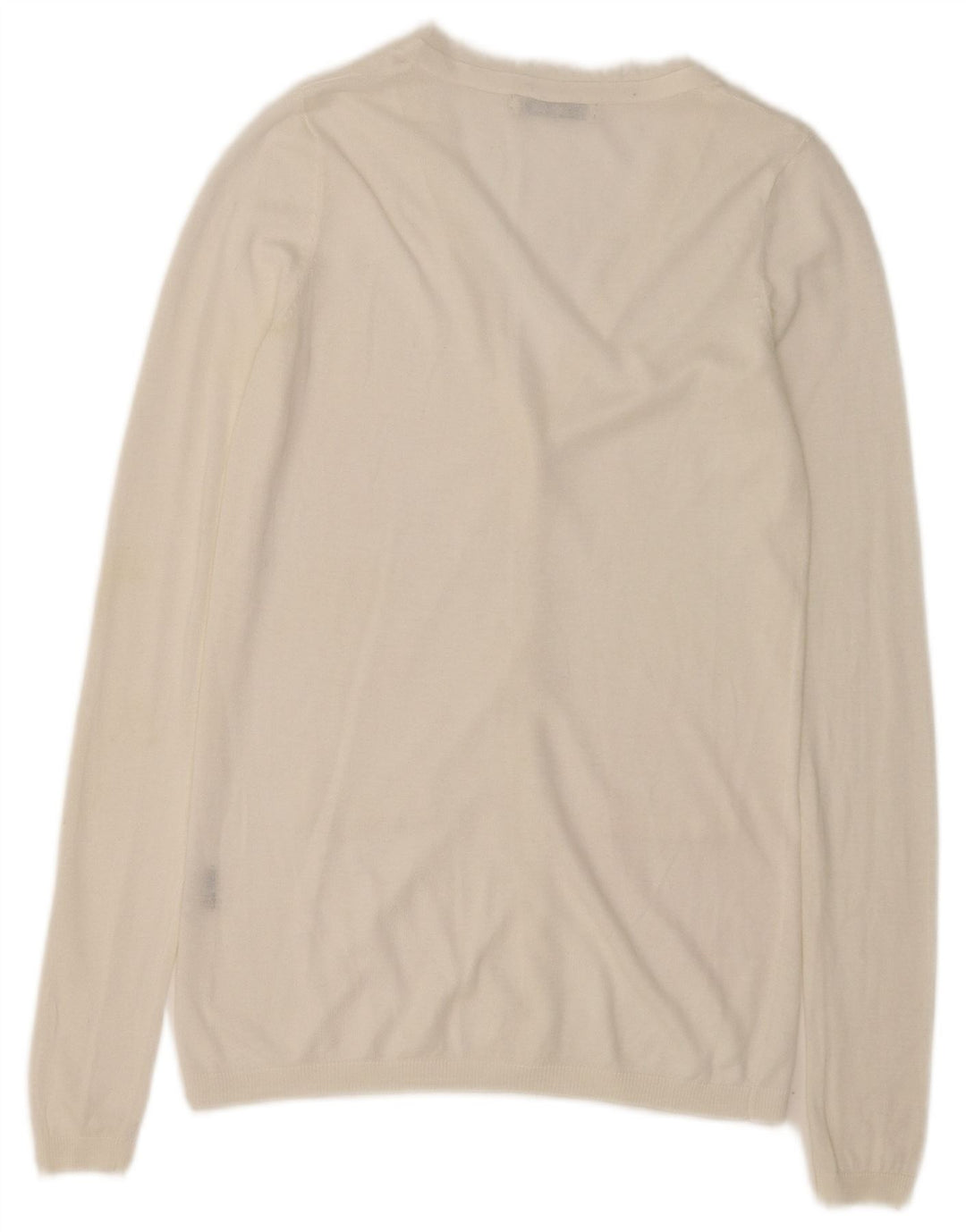Zara Womens Cardigan Sweater UK 10 Small White