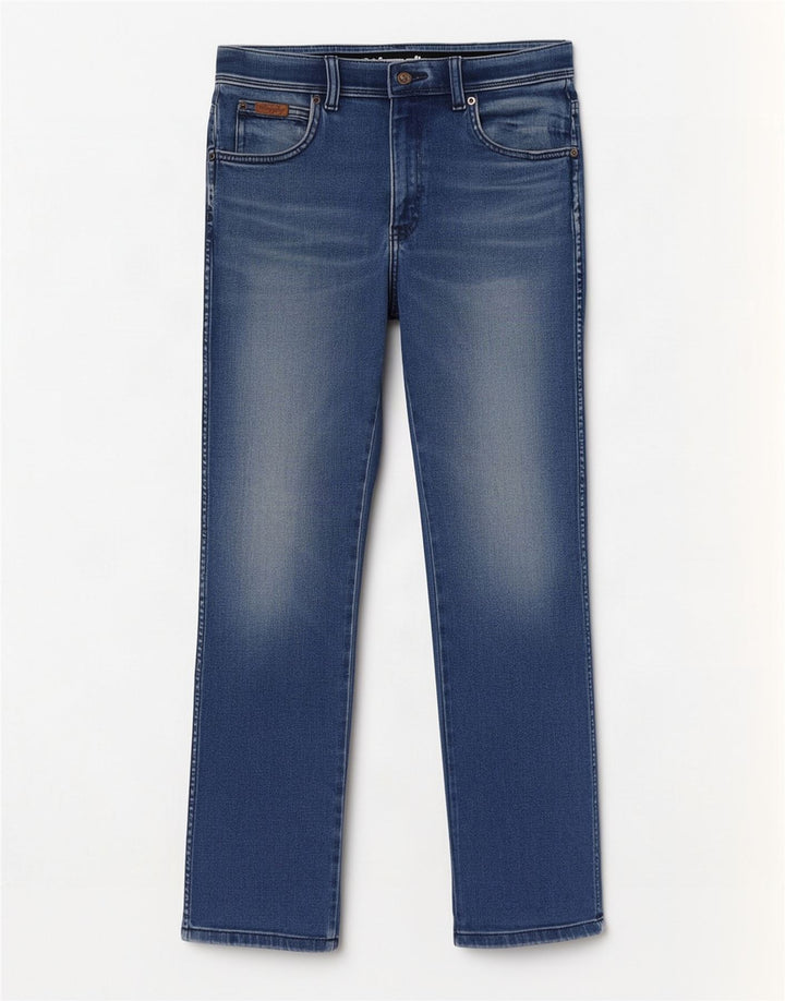 Wrangler Mens Texas Slim Jeans W32 L30 Blue Cotton