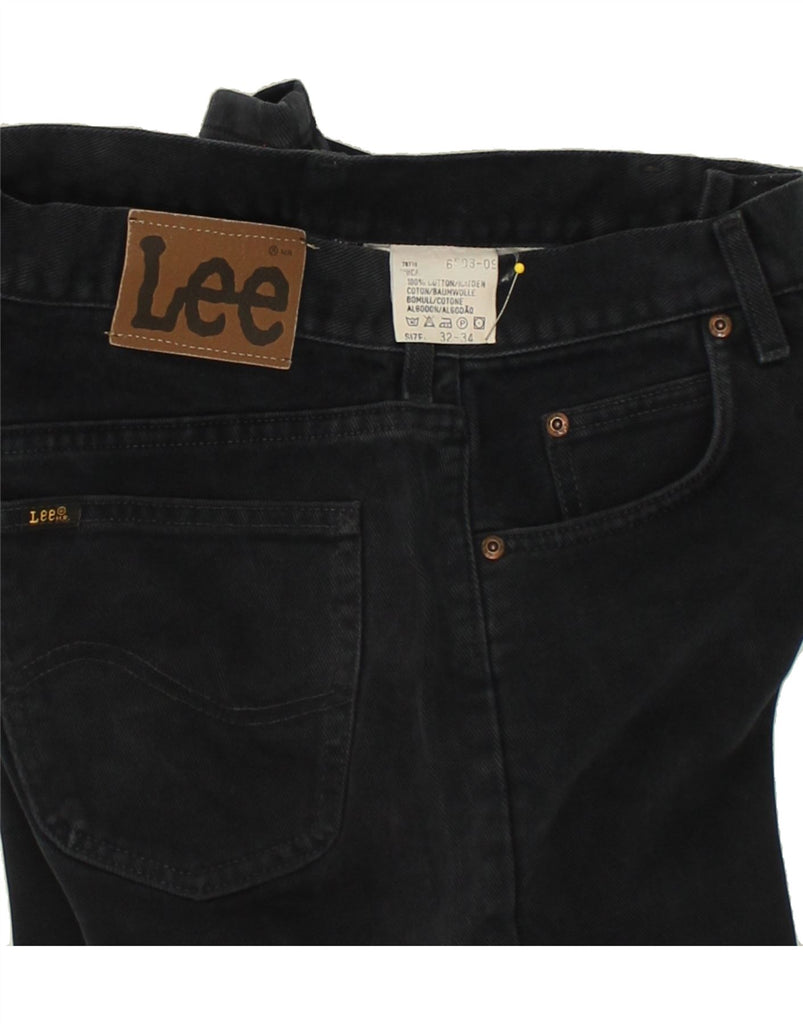 LEE Mens Tapered Jeans W32 L34  Black Cotton | Vintage Lee | Thrift | Second-Hand Lee | Used Clothing | Messina Hembry 