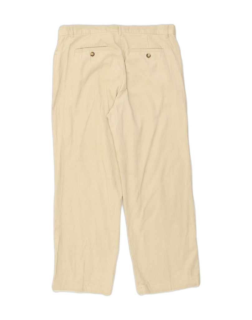 MICHAEL KORS Mens Straight Casual Trousers W34 L28  Off White Cotton | Vintage Michael Kors | Thrift | Second-Hand Michael Kors | Used Clothing | Messina Hembry 