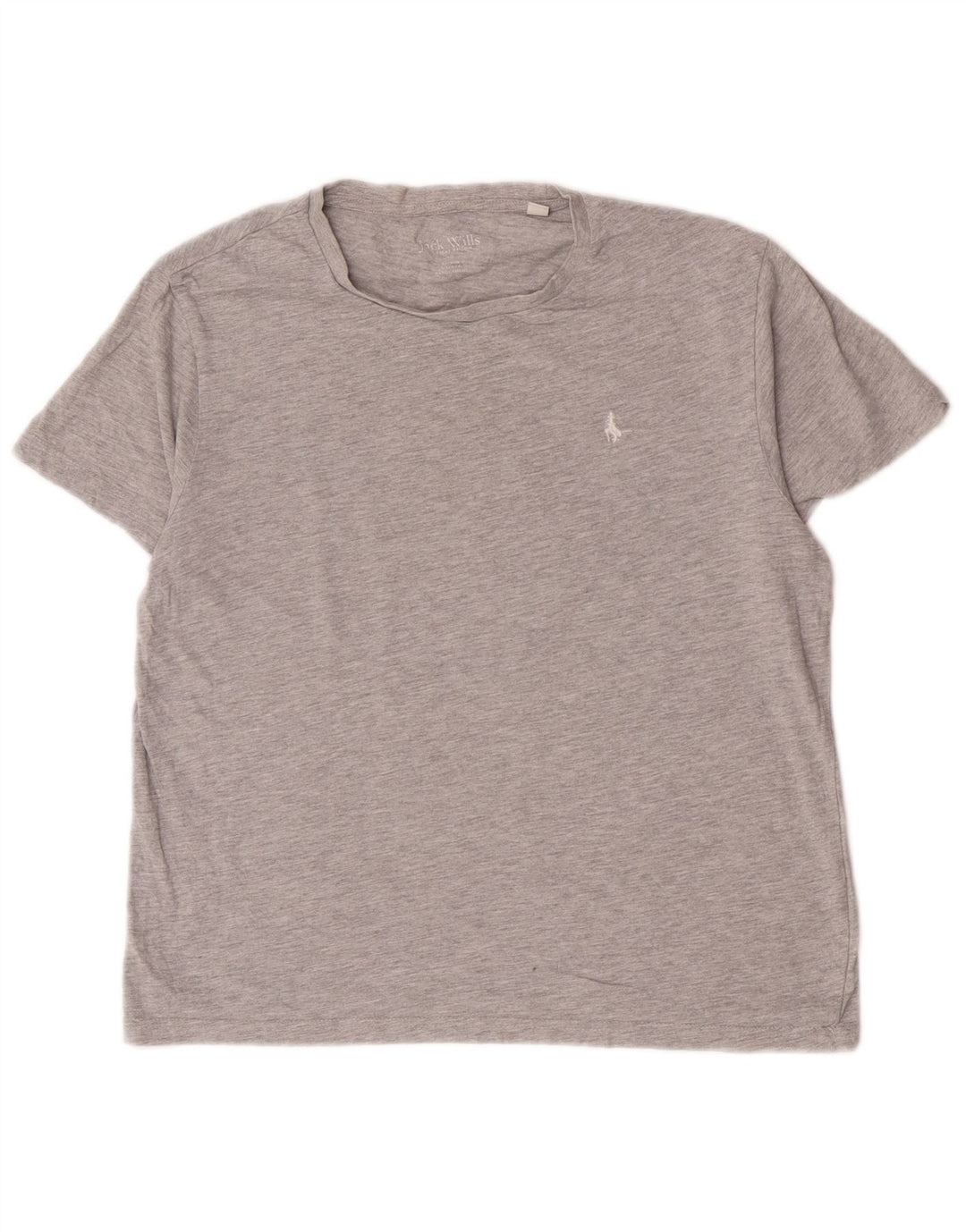 Jack Wills Womens Oversized T-Shirt Top UK 10 Small Grey Cotton
