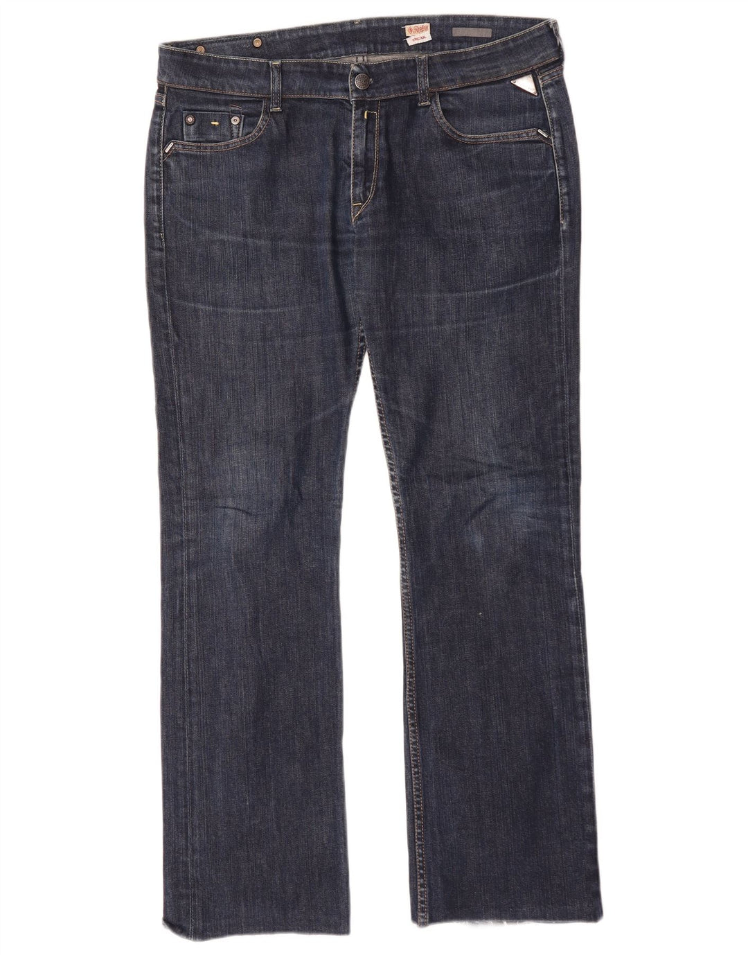 Replay Womens Straight Jeans W35 L30 Blue