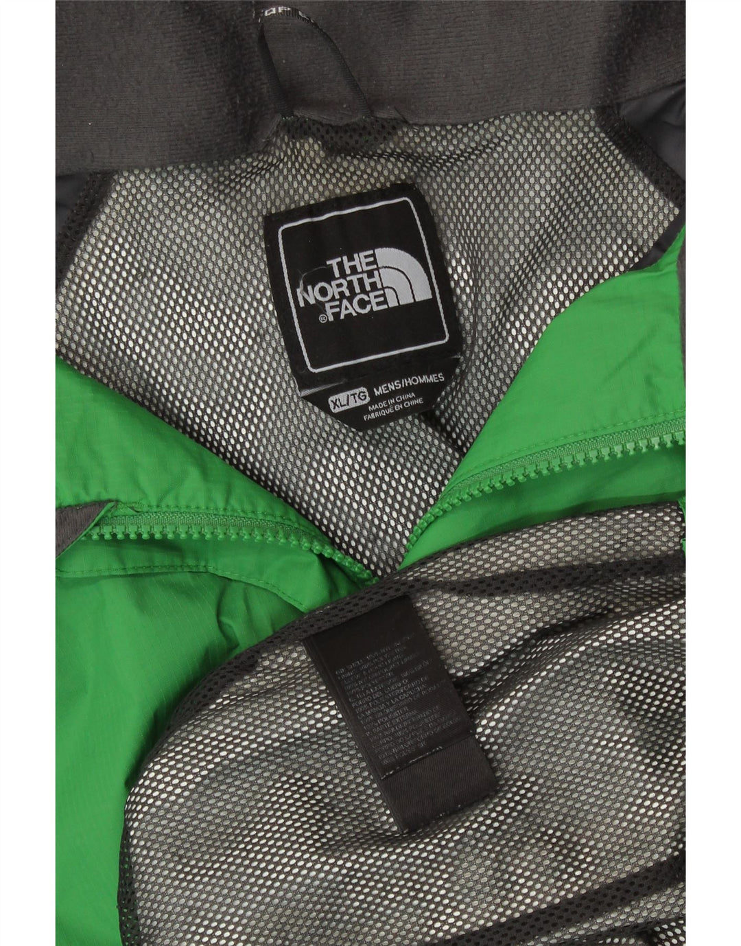 THE NORTH FACE Mens Hooded Rain Jacket UK 42 XL Green Nylon