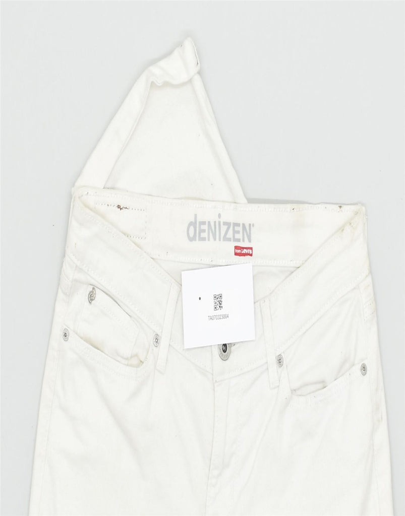 DENIZEN BY LEVI'S Womens Denim Shorts W32 Large White Cotton | Vintage | Thrift | Second-Hand | Used Clothing | Messina Hembry 