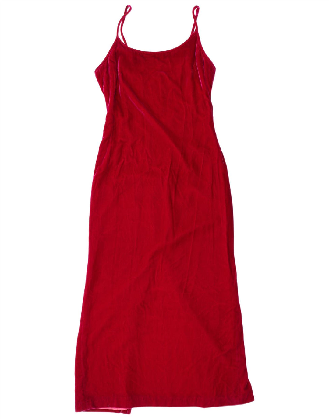 RICHARD LEWIS Womens Velour Sleeveless Maxi Dress UK 12 Medium  Pink