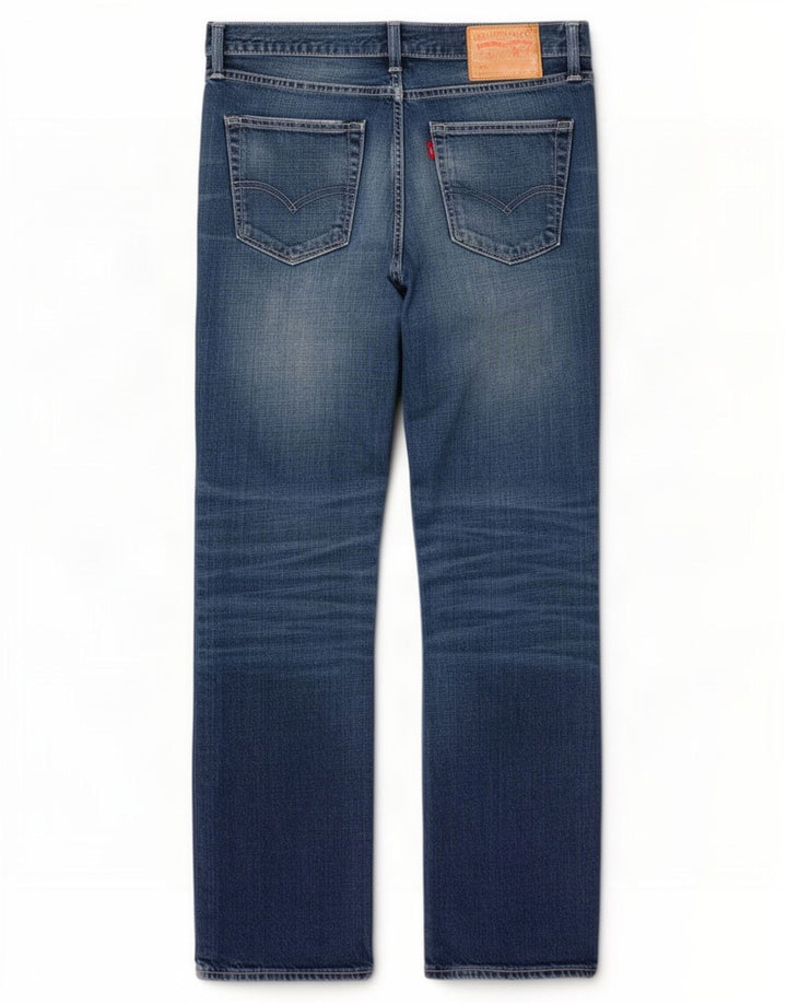 Levi's Mens 527 Bootcut Jeans W34 L32 Blue Cotton