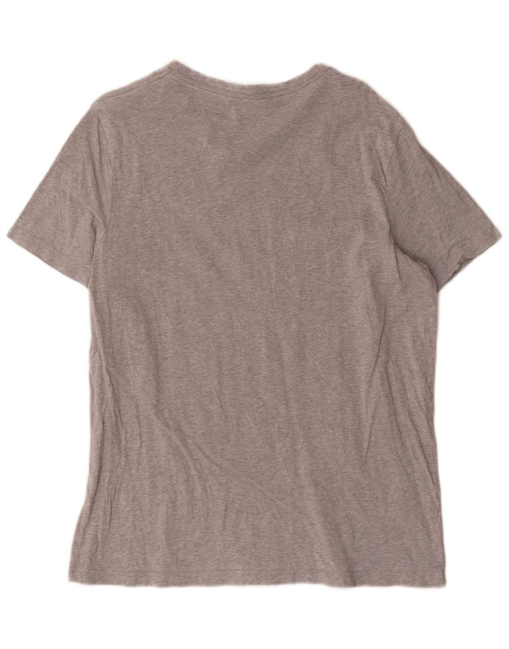 Tommy Hilfiger Mens T-Shirt Top Medium Grey Flecked Cotton