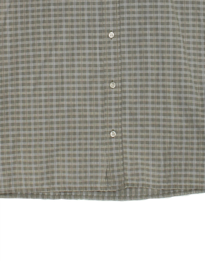 LEVI'S Mens Shirt Large Grey Check Cotton Vintage Levi's and Second-Hand Levi's from Messina Hembry 