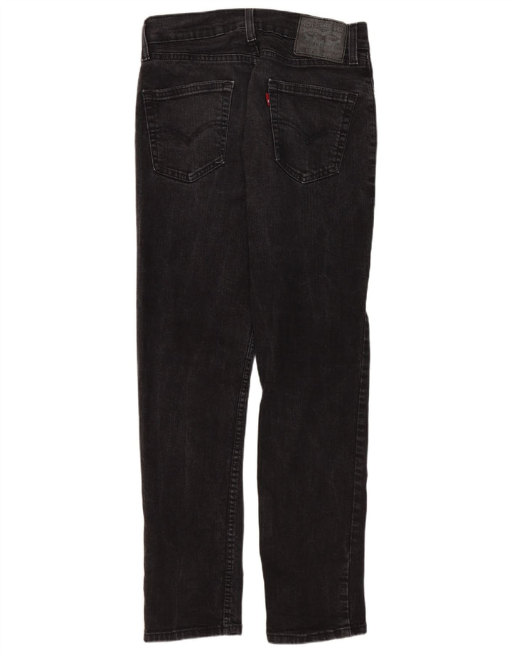 Levi's Mens 511 Slim Jeans W28 L30 Black Cotton