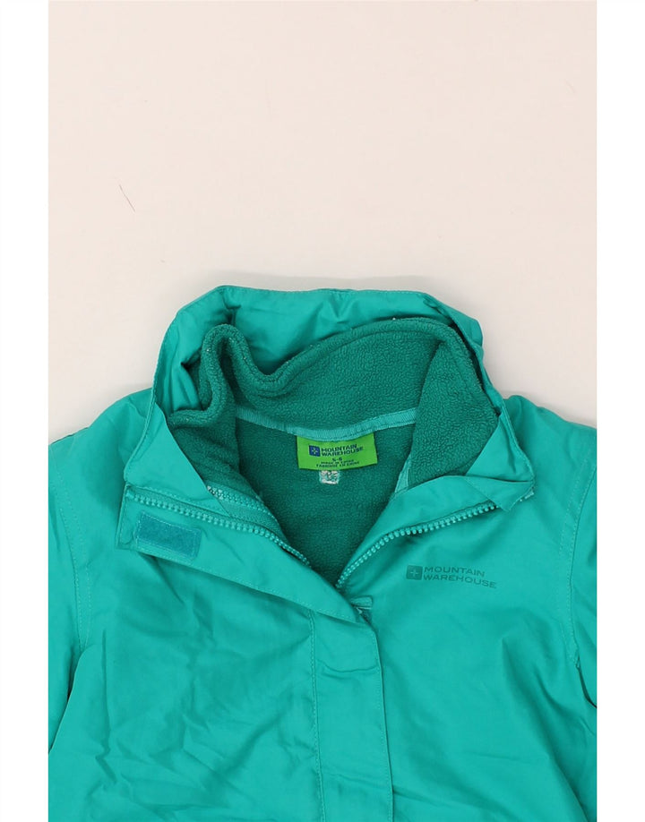 MOUNTAIN WAREHOUSE Boys Windbreaker Jacket 5-6 Years Turquoise Vintage Mountain Warehouse and Second-Hand Mountain Warehouse from Messina Hembry 
