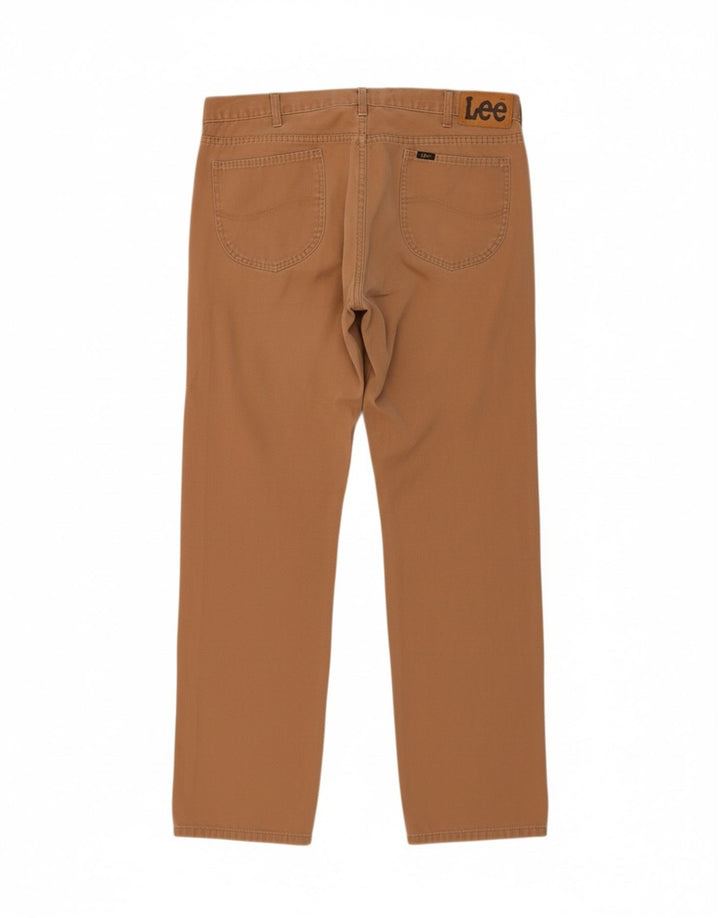 LEE Mens Straight Jeans W38 L34 Beige Cotton Vintage Lee and Second-Hand Lee from Messina Hembry 