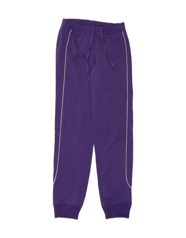 PUMA Womens Tracksuit Trousers Joggers UK 10 Small  Purple