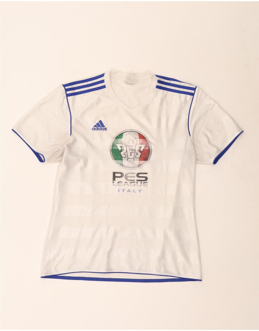 Adidas Mens Graphic T-Shirt Top Large White Polyester
