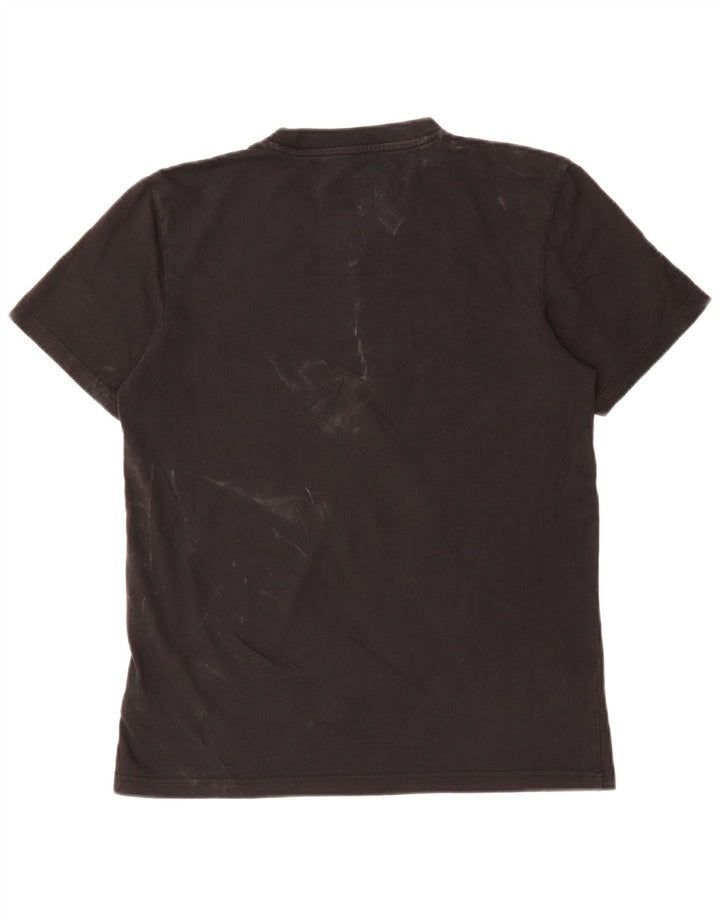 Adidas Mens Graphic T-Shirt Top Small Black Cotton