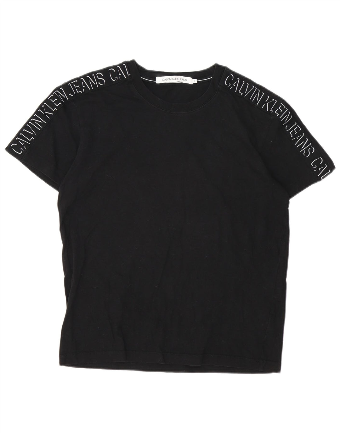 Calvin Klein Jeans Mens Graphic T-Shirt Top Small Black