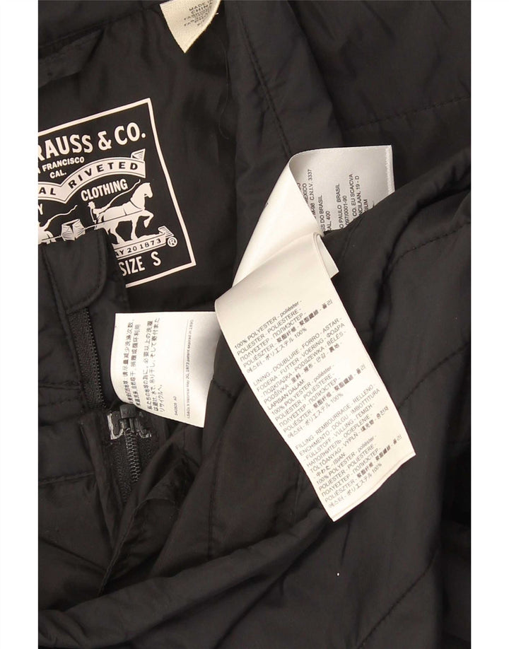 Levi's Mens Padded Jacket UK 36 Small Black Polyester