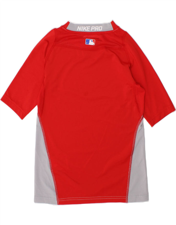 NIKE Boys NBA T-Shirt Top 6-7 Years XS Grey Colourblock Polyester Vintage Nike and Second-Hand Nike from Messina Hembry 