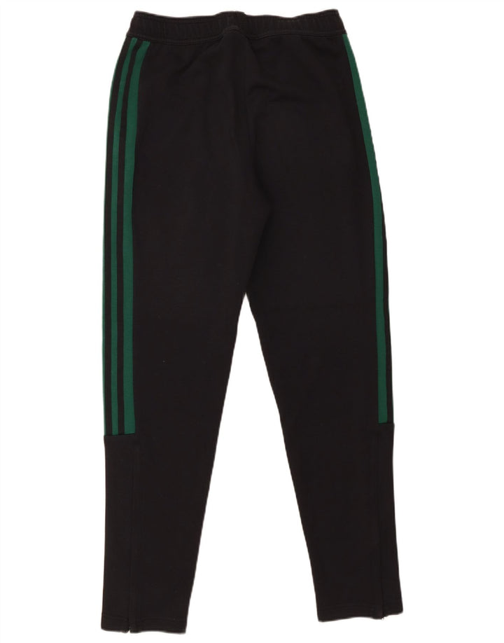 Adidas Boys Tracksuit Trousers 13-14 Years Black Polyester
