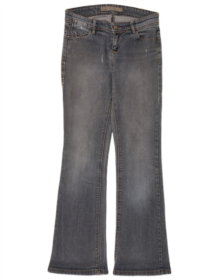 Zara Womens Flared Jeans EU 36 XS W26 L30 Blue