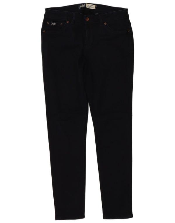Superdry Womens Alexa Jegging Skinny Jeans W31 L30 Navy Blue Cotton