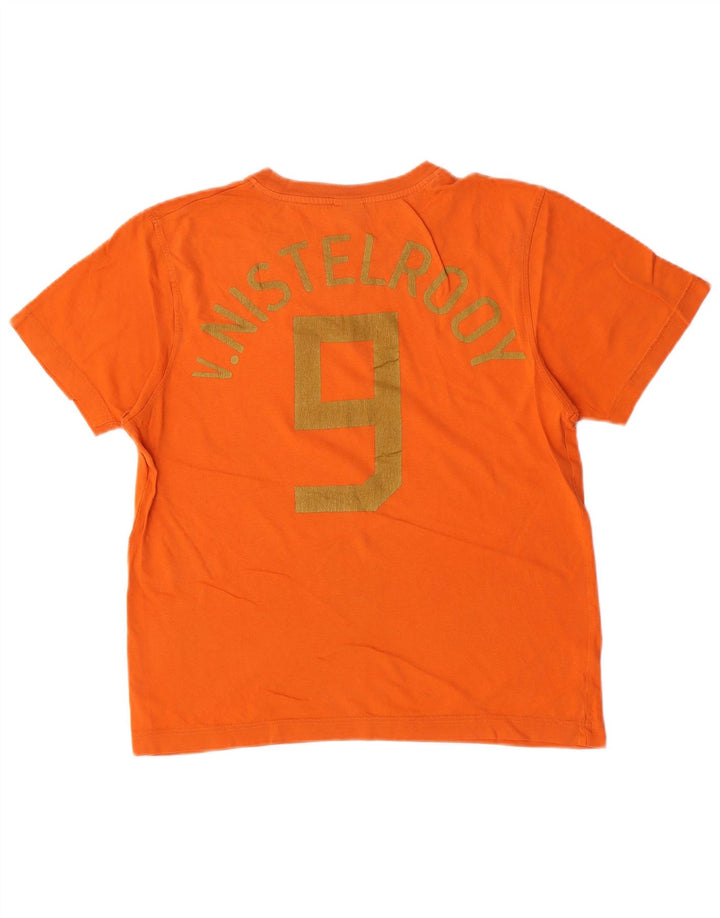 Nike Mens Graphic T-Shirt Top UK 39/41 Medium Orange