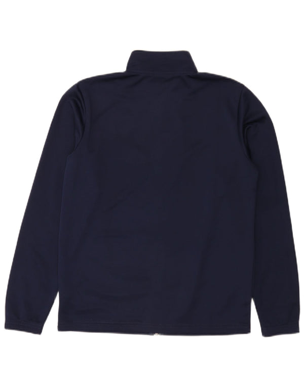 Puma Boys Santes Creus Tracksuit Top Jacket 13-14 Years Navy Blue Polyester