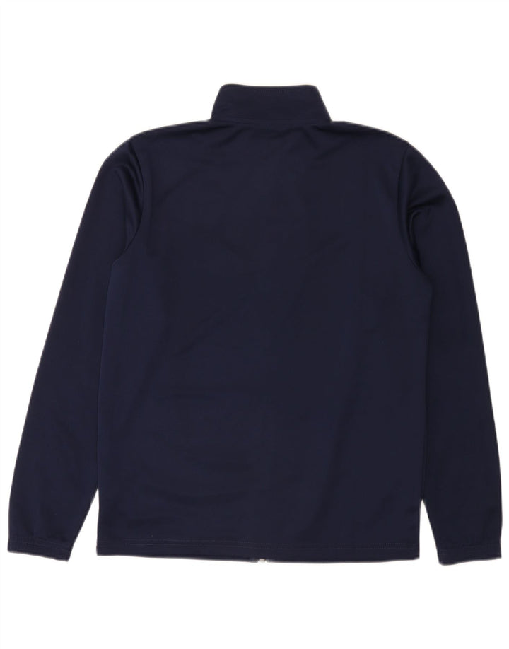 Puma Boys Santes Creus Tracksuit Top Jacket 13-14 Years Navy Blue Polyester