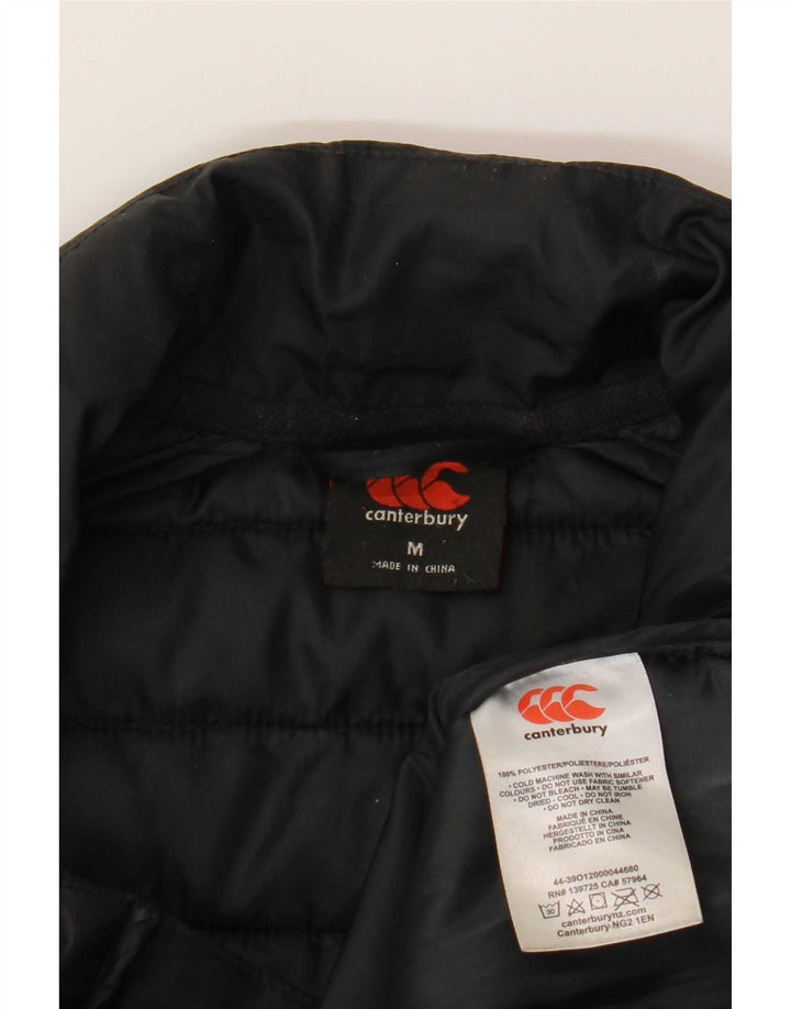 Canterbury Mens Padded Jacket UK 38 Medium Black Polyester