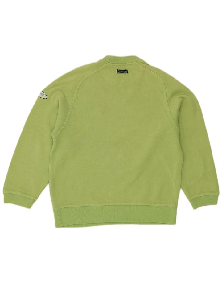Reebok Boys Graphic Sweatshirt Jumper 12-13 Years Green Cotton