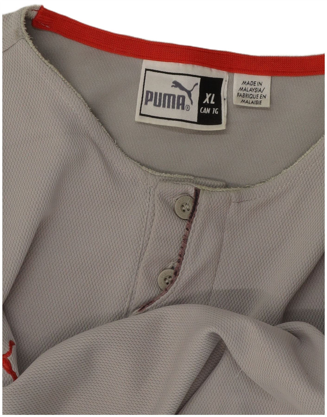 Puma Mens T-Shirt Top XL Grey