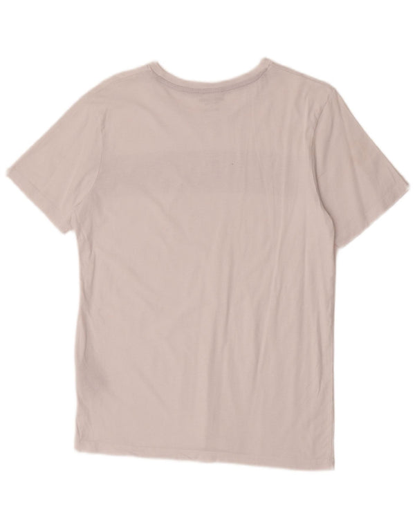 Jack & Jones Mens Graphic T-Shirt Top Medium White Cotton