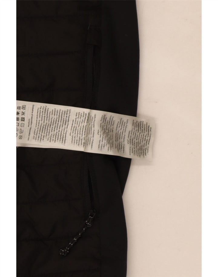 Jack & Jones Mens Padded Gilet UK 40 Large Black Colourblock Polyester