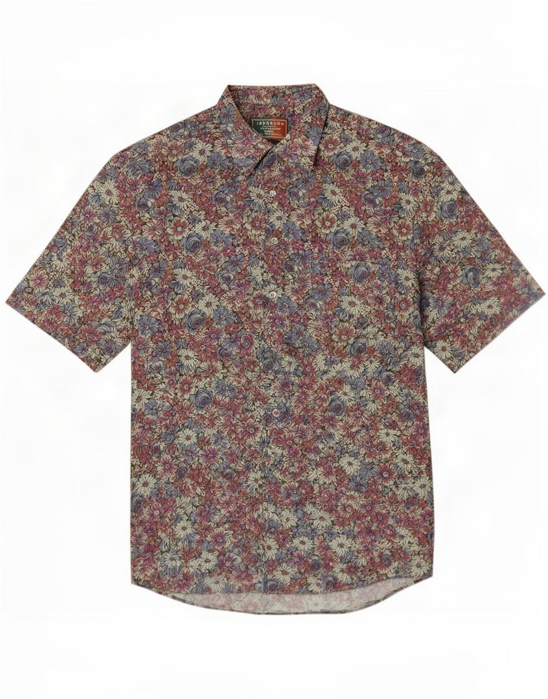 Rodrigo Mens Short Sleeve Shirt Medium Multicoloured Floral