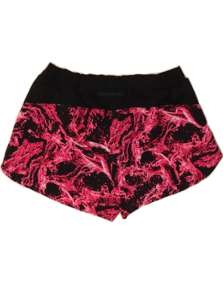 CHAMPION Womens Swimming Shorts UK 14 Medium  Black Tie Dye Vintage Champion and Second-Hand Champion from Messina Hembry 