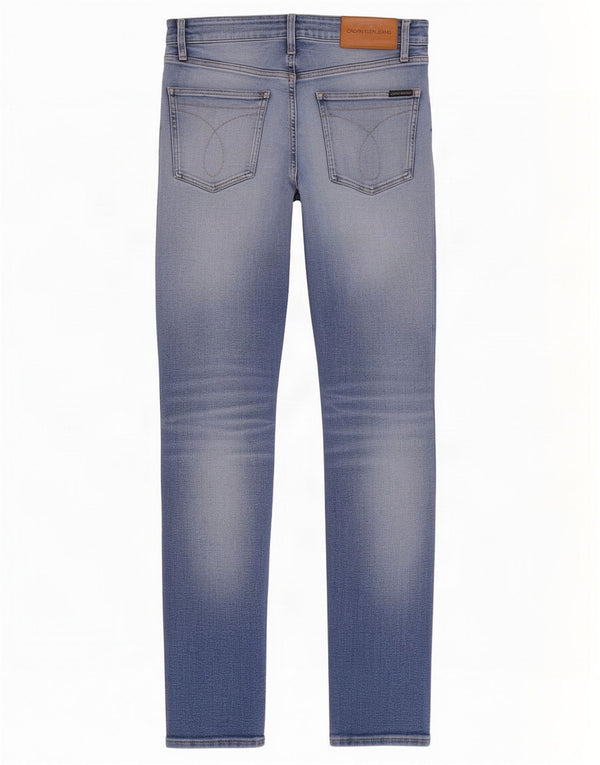 Calvin Klein Mens Slim Jeans W31 L32 Blue Cotton