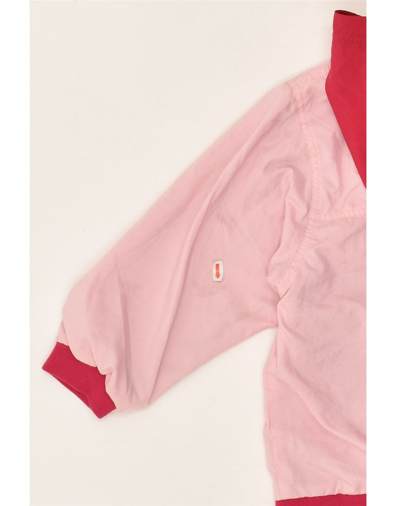 ADIDAS Girls Hooded Tracksuit Top Jacket 3-4 Years Pink Colourblock | Vintage Adidas | Thrift | Second-Hand Adidas | Used Clothing | Messina Hembry 