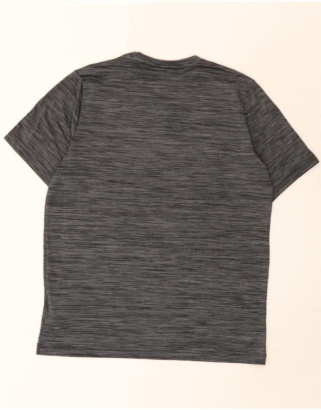 Adidas Mens Aeroready T-Shirt Top Medium Grey Flecked Polyester